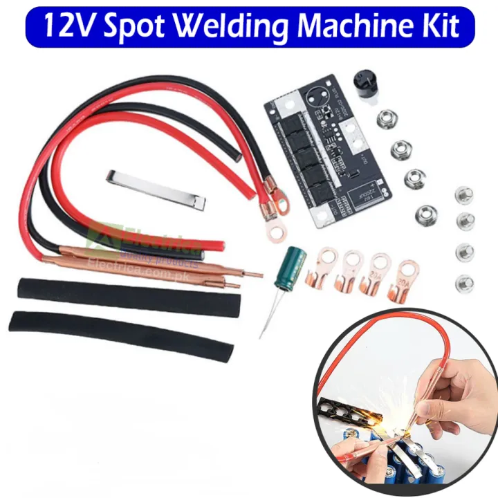 Diy 12V Spot Welding Kit Control Board ​DIY Nickel Plated Lithium Battery Pack 18650 Spot Welder