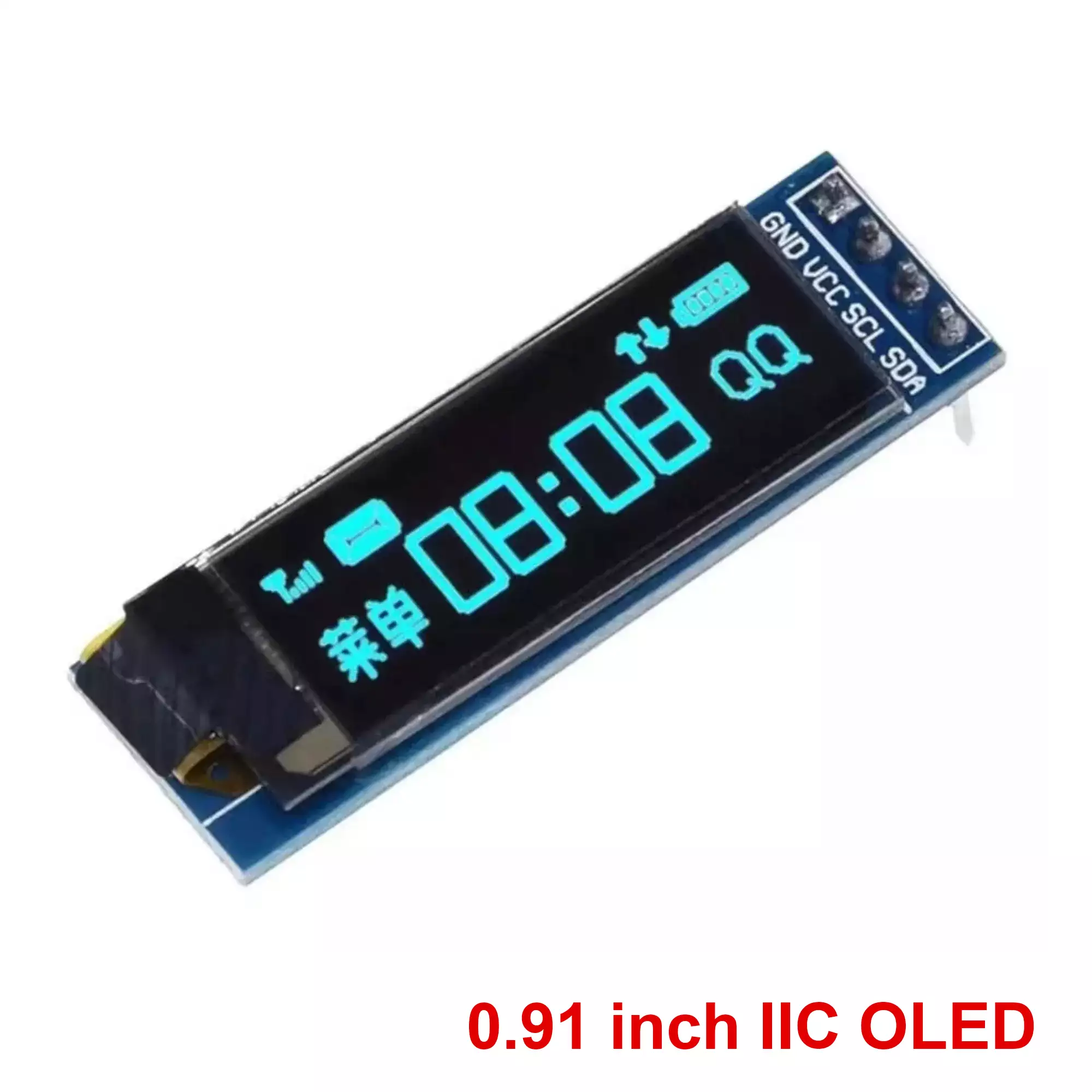 0.91 inch OLED Display 0.91" Blue 128X32 OLED Display Module 0.91" IIC Communicate