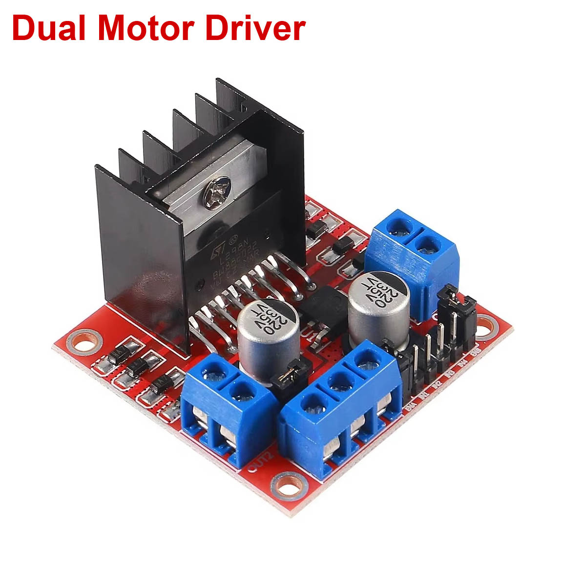 L298N Motor Driver Board L298 Module For Arduino Dual H Bridge DC Stepper Motor Smart Car Robotics