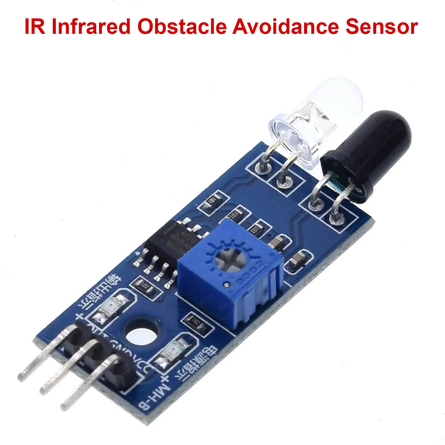 IR Infrared Obstacle Avoidance Sensor Module for Arduino Diy Smart Car Robot Reflective Photoelectric 3PIN