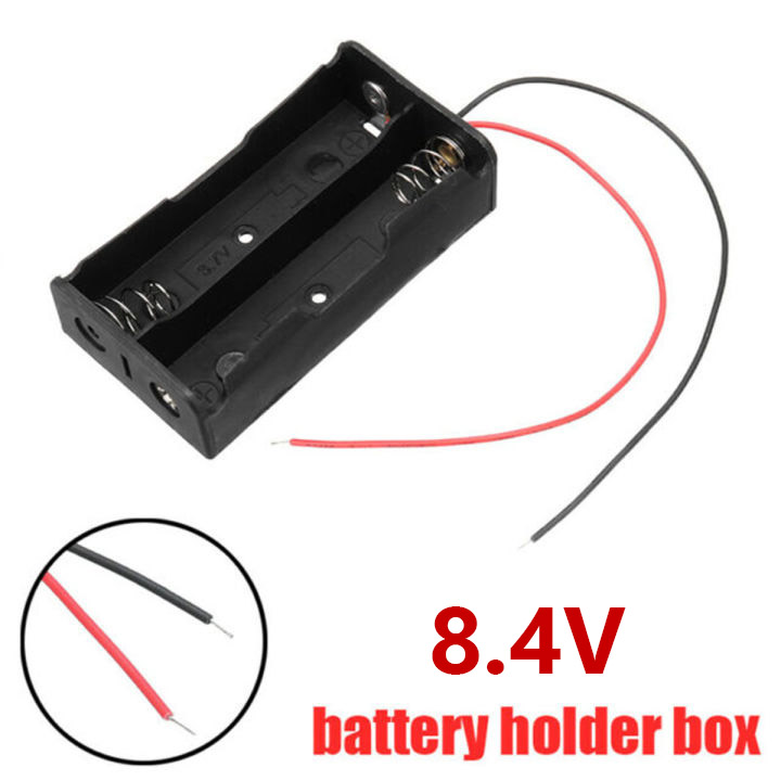 18650 2 Tank 8.4V Rechargeable Battery Holder Case