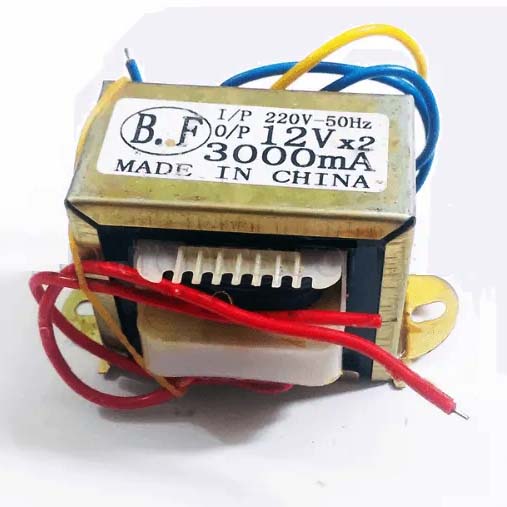12V 3Amp China Transformer 12-0-12v AC 220V to DC 12 Volt 3A