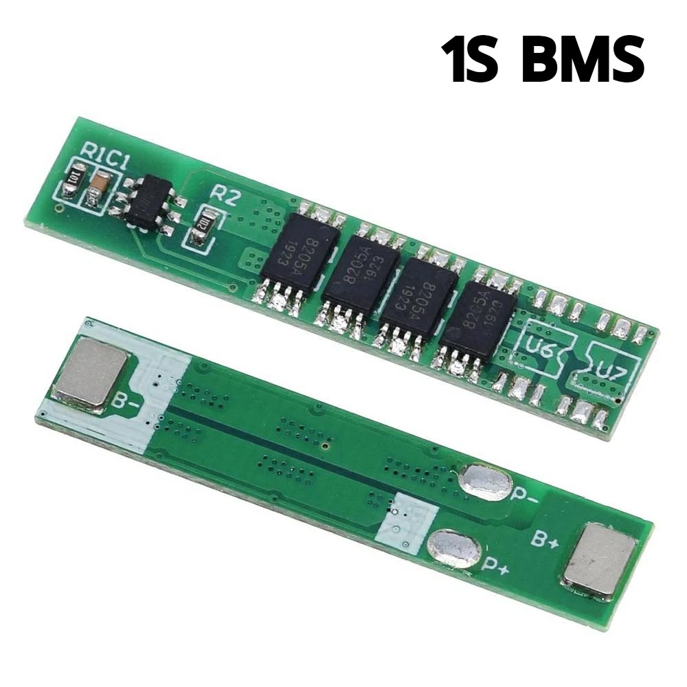 1S BMS 10A 3.7V Li-ion 4 6MOS BMS Battery Protection Board Lithium Lion Battery