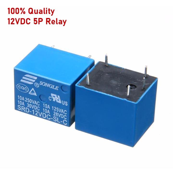 1Pc Relay SRD-12VDC-SL-A 5 PIN
