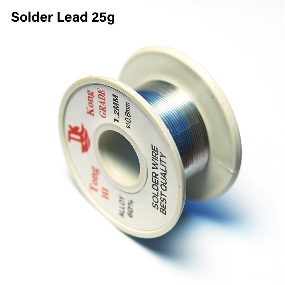 Soldering Lead 25g Welding Wire Reel 0.8mm 1.2mm Rosin Core 1Pc