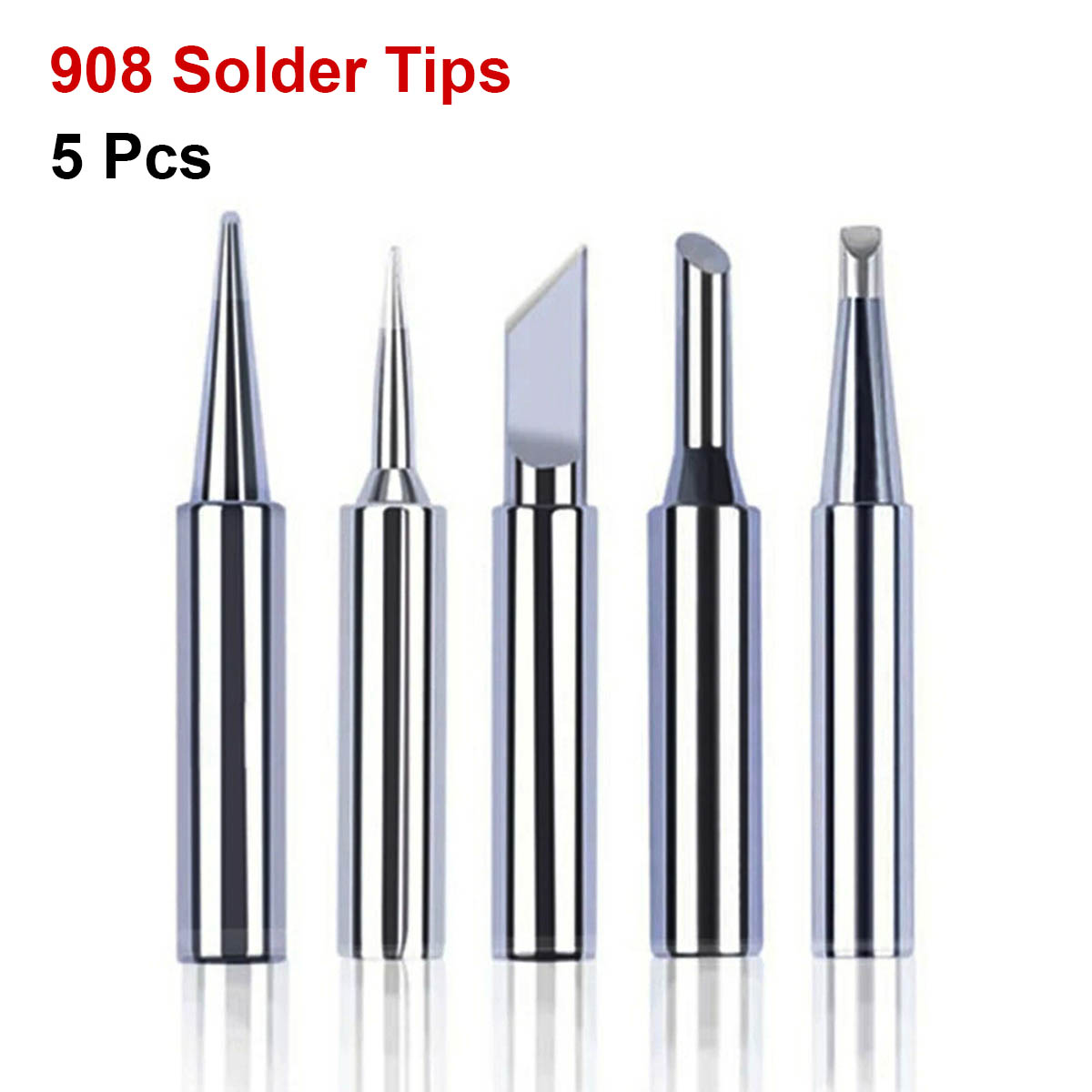 Soldering Iron Bit Set 5 Pcs for 908 Model Regular Quality