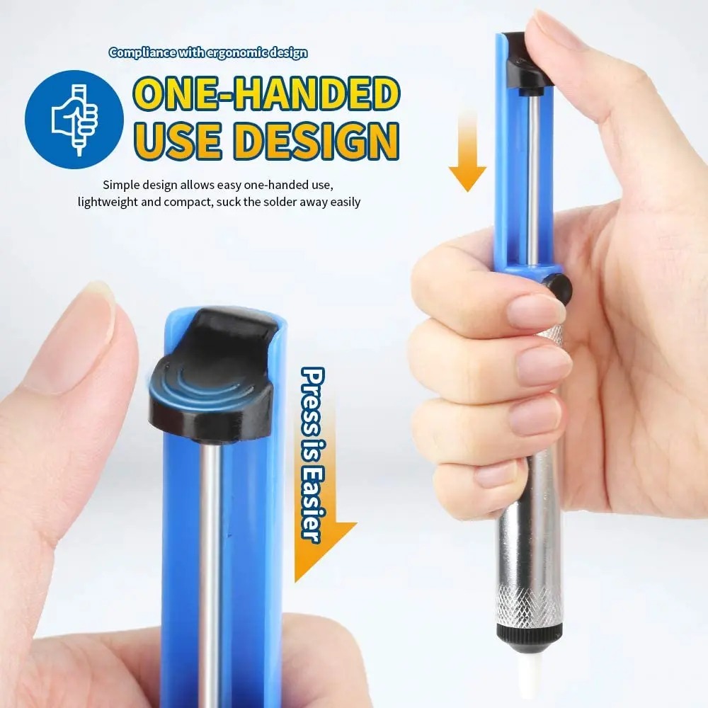 Aluminum Metal Desoldering Pump Solder Suction Tool