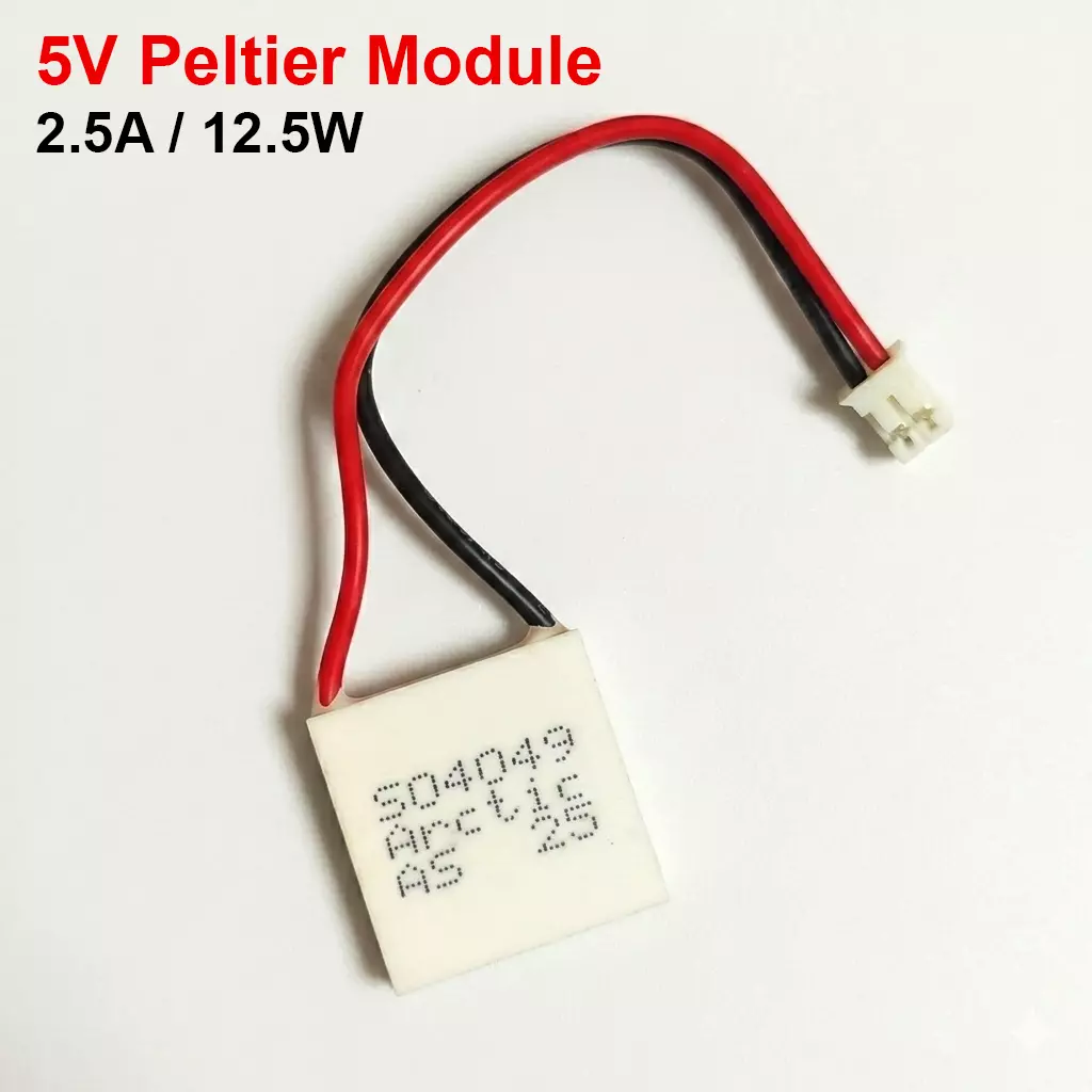 5V Peltier Module Thermoelectric Cooling 2.5A 12.5W S04049