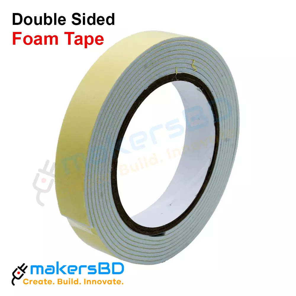 Double Side Foam Tape 23mm x 4 Meter White