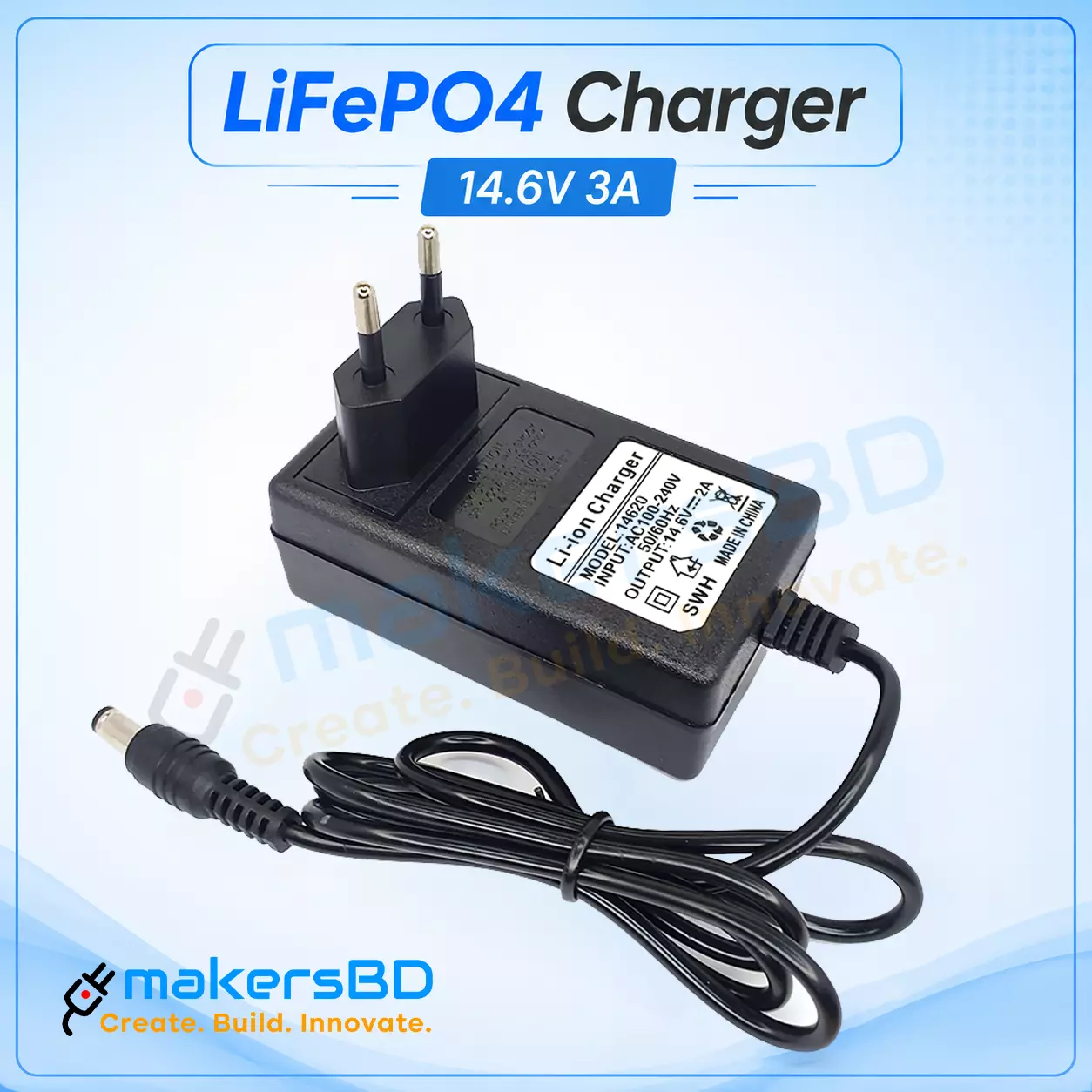 14.6V 2A Lifepo4 Iron Phosphate Battery Charger